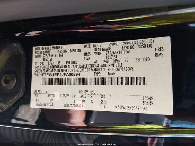 2018 FORD F-150 LARIAT 9