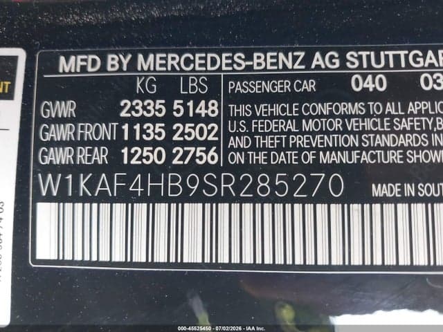 2025 MERCEDES-BENZ C 300 9