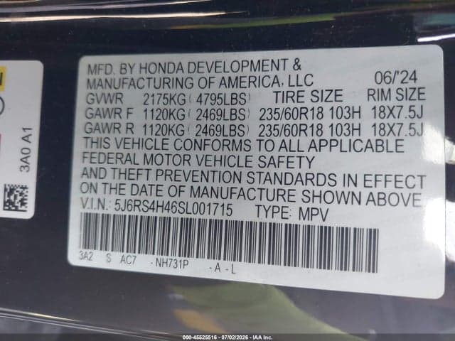 2025 HONDA CR-V EX AWD 9