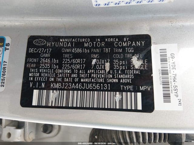 2018 HYUNDAI TUCSON SE 9
