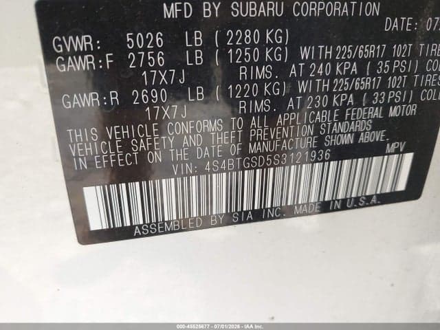 2025 SUBARU OUTBACK WILDERNESS 9