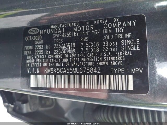 2021 HYUNDAI KONA ULTIMATE 9