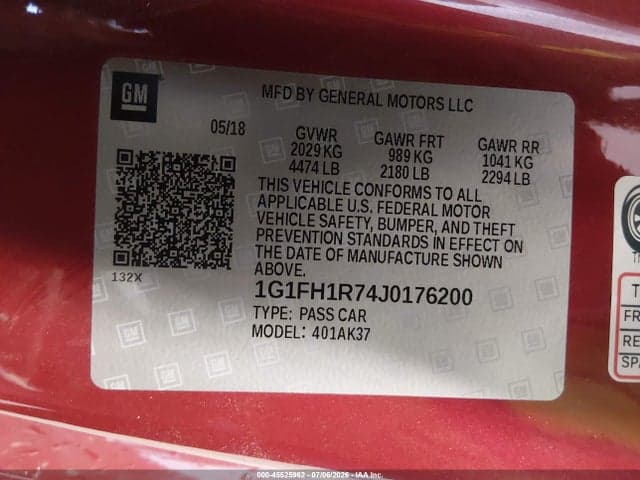 2018 CHEVROLET CAMARO 2SS 9
