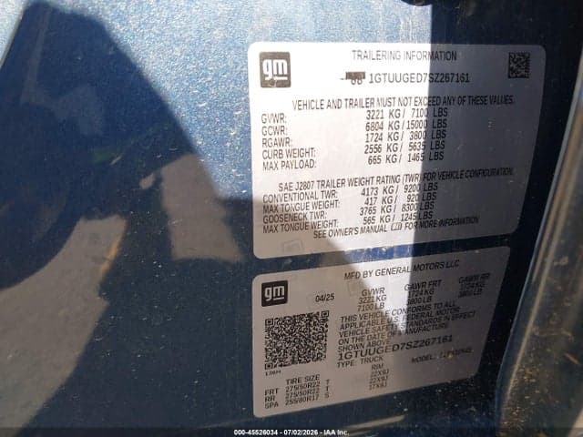 2025 GMC SIERRA 1500 4WD SHORT BOX DENALI 9