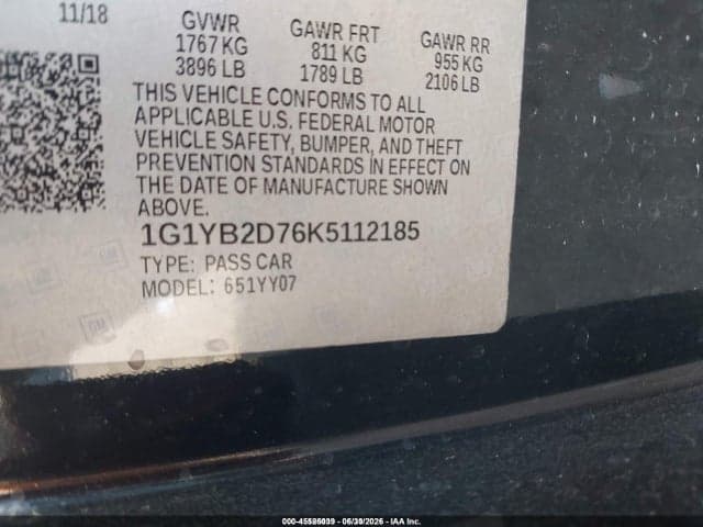 2019 CHEVROLET CORVETTE STINGRAY 9