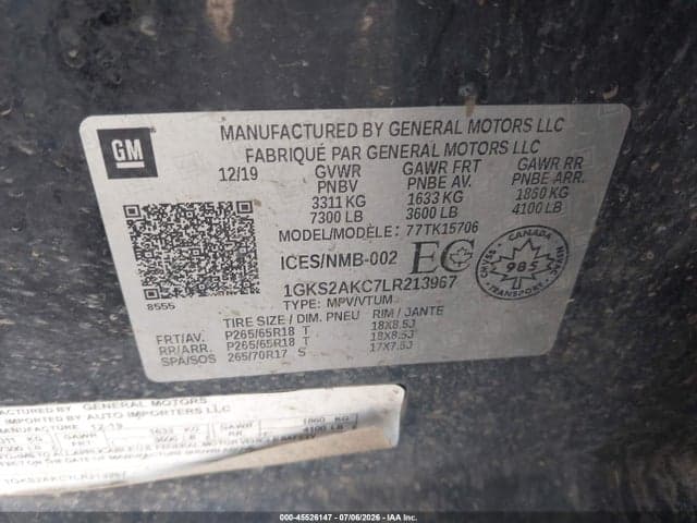 2020 GMC YUKON SLE 9