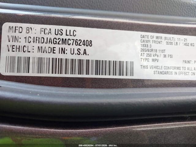 2021 DODGE DURANGO SXT PLUS AWD 9