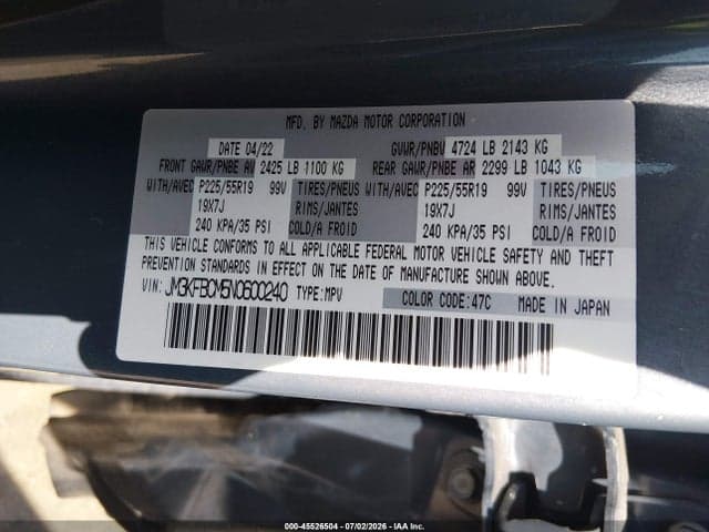 2022 MAZDA CX-5 2.5 S CARBON EDITION 9