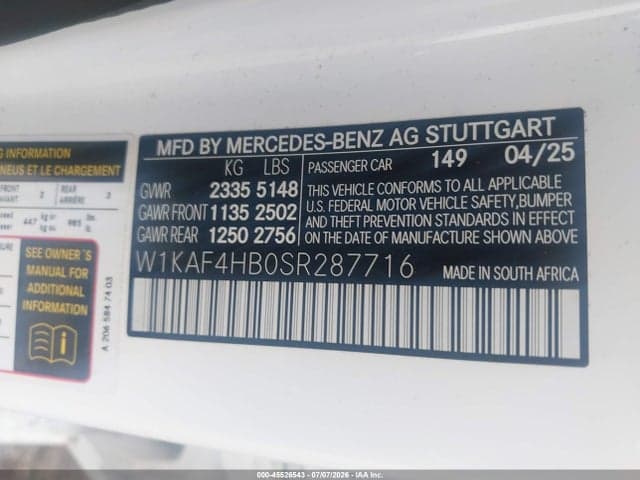2025 MERCEDES-BENZ C 300 9