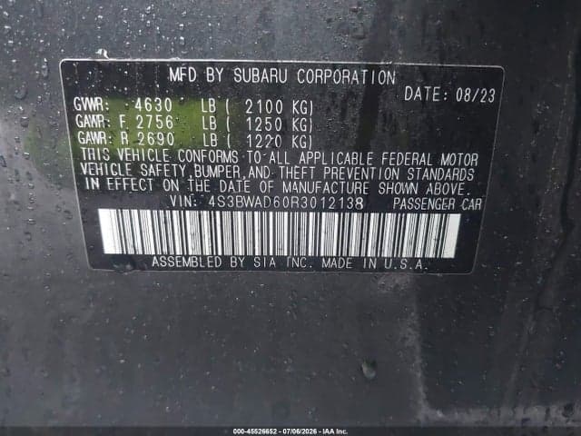 2024 SUBARU LEGACY PREMIUM 9