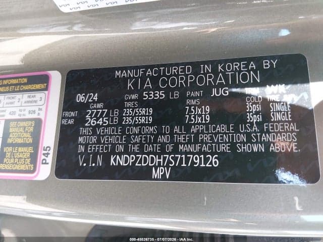2025 KIA SPORTAGE PLUG-IN HYBRID X-LINE PRESTIGE 9