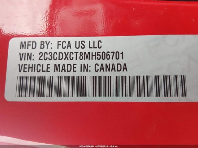 2021 DODGE CHARGER R/T RWD 9