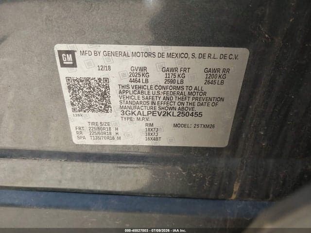 2019 GMC TERRAIN SLT 9