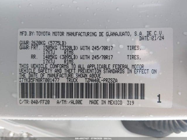 2024 TOYOTA TACOMA SR5 9