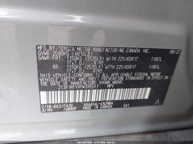 2023 TOYOTA RAV4 XLE 9
