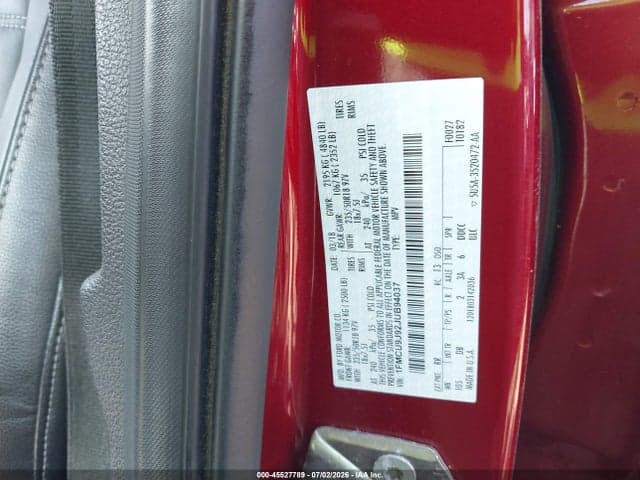 2018 FORD ESCAPE TITANIUM 9