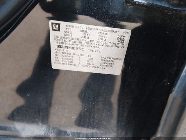 2017 GMC TERRAIN SLT 9