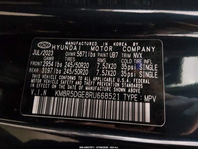 2024 HYUNDAI PALISADE LIMITED 9