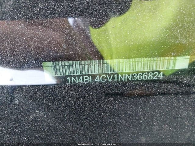 2022 NISSAN ALTIMA SR FWD 9