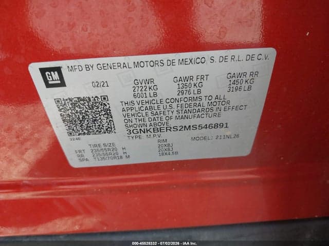 2021 CHEVROLET BLAZER FWD RS 9