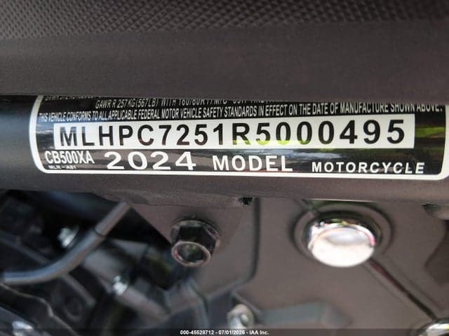 2024 HONDA CB500 XA 10