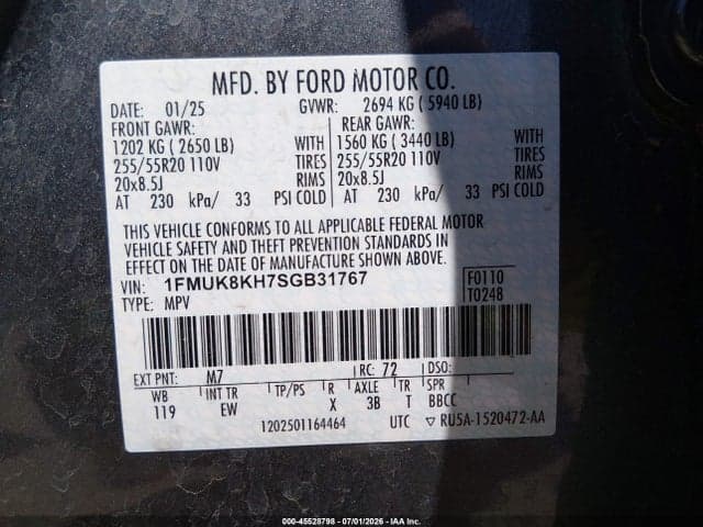 2025 FORD EXPLORER ST-LINE 10