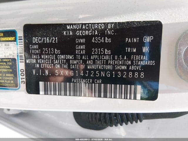 2022 KIA K5 LXS 9