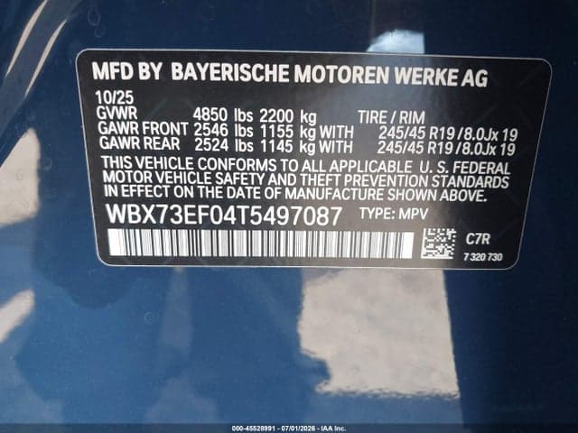 2026 BMW X1 9