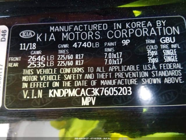 2019 KIA SPORTAGE LX 10