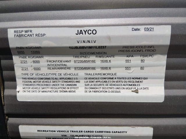 2021 JAYCO OTHER 9