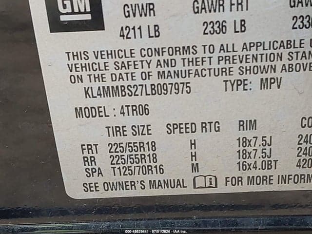 2020 BUICK ENCORE GX FWD PREFERRED 9