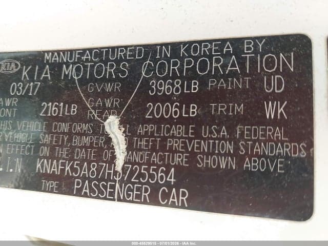 2017 KIA FORTE LX 9