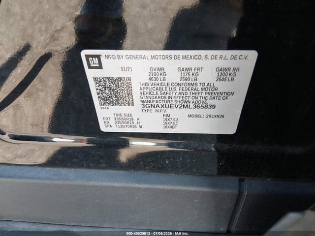 2021 CHEVROLET EQUINOX AWD LT 9
