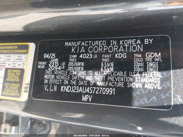 2025 KIA SOUL LX 9