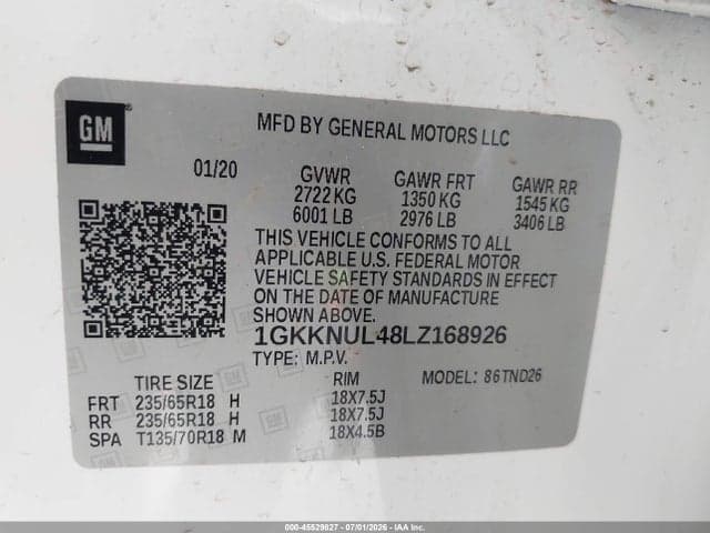 2020 GMC ACADIA AWD SLT 9