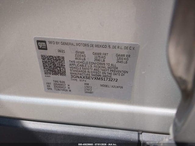 2021 CHEVROLET EQUINOX AWD LS 9