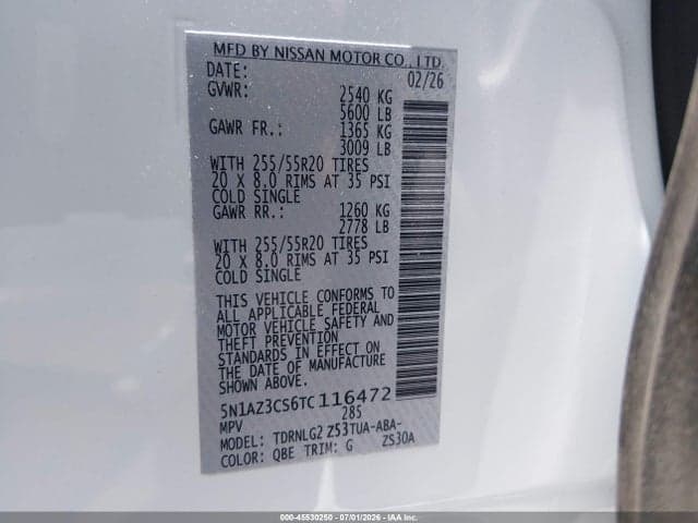 2026 NISSAN MURANO SL 9