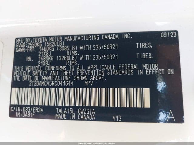 2024 LEXUS RX 350 F SPORT HANDLING 9