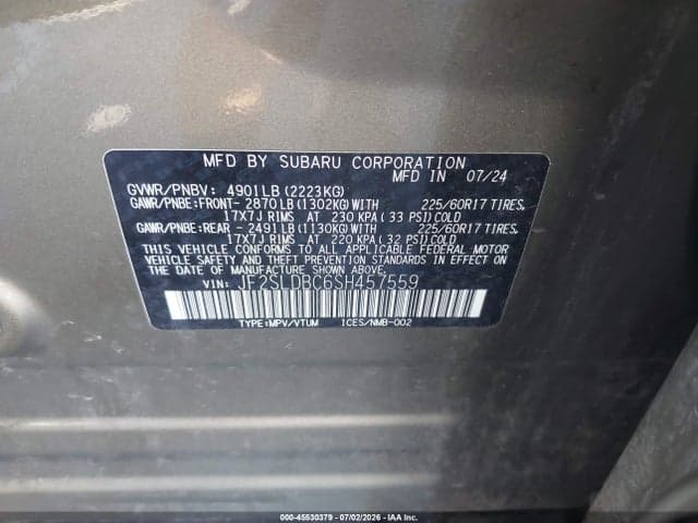 2025 SUBARU FORESTER PREMIUM 9