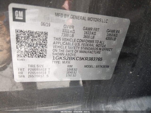 2019 GMC YUKON SLT 9