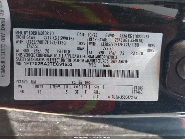2026 FORD F-250 XL 9