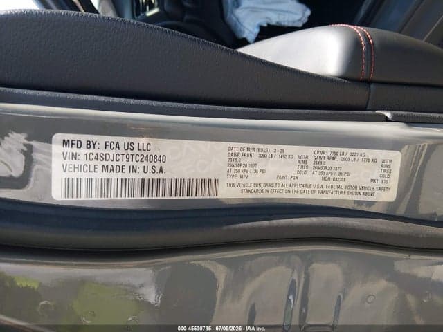 2026 DODGE DURANGO GT PLUS AWD HEMI V8 9
