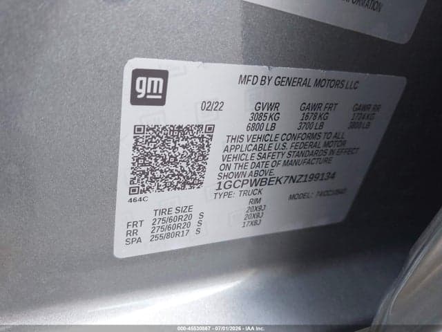 2022 CHEVROLET SILVERADO 1500 LTD 2WD SHORT BED CUSTOM 9