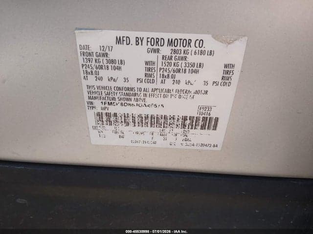 2018 FORD EXPLORER XLT 9