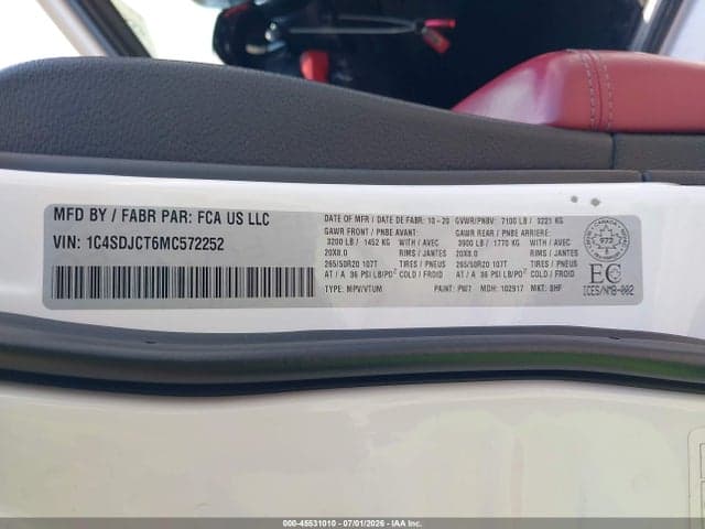 2021 DODGE DURANGO R/T 9