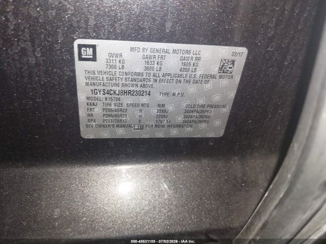2017 CADILLAC ESCALADE PREMIUM LUXURY 9