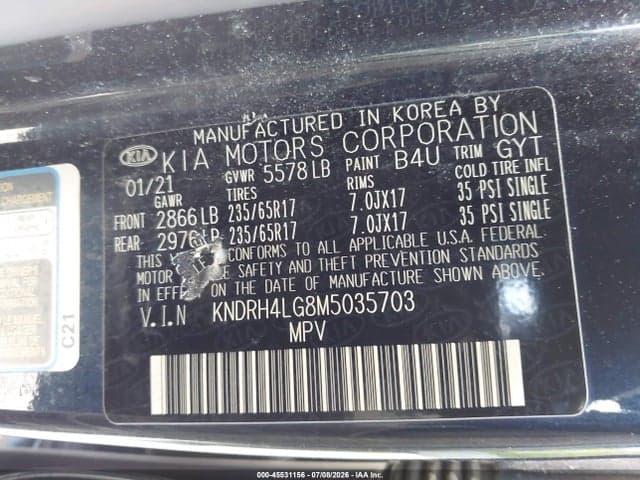 2021 KIA SORENTO HYBRID EX 9
