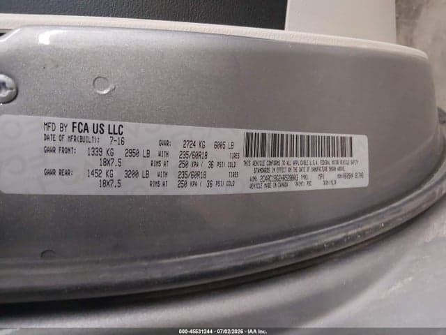 2017 CHRYSLER PACIFICA TOURING-L 9