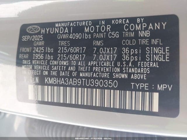 2026 HYUNDAI KONA SE 9