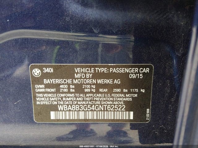 2016 BMW 340I 9